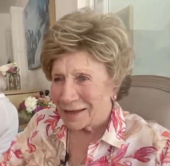 Betty, photographed by her family